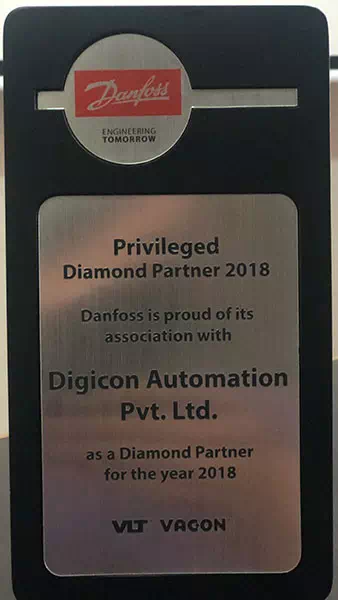Danfoss Drives Priviledged Diamond Partner Year 2018