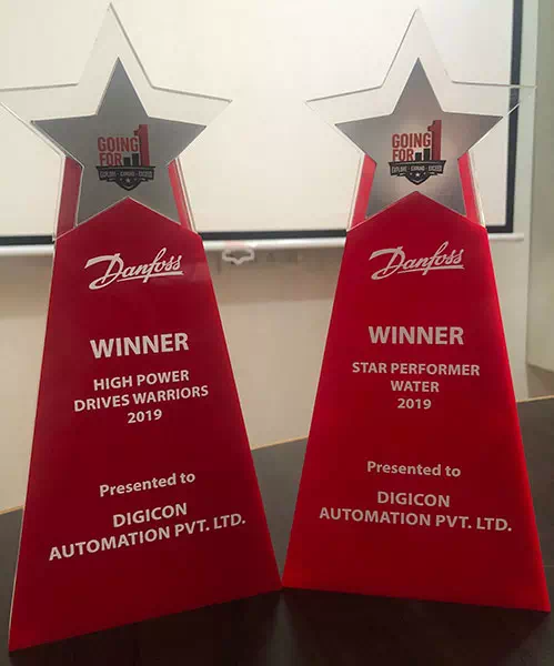 Danfoss Drives Star Performer Award for Year 2019